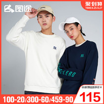 Figure way outdoor clothes mens autumn new leisure loose long sleeves national tide letter lovers round neck pullover women