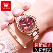 2022 new Swiss name Brand Light Extravagant Nameplate Watch Lady Mechanical Watch 2022 Temperament Waterproof