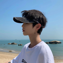 Denim Air Top Hat Sun Hat Men Sun Protection Outdoor Sports Running Net Red Tennis Hat Men Summer Boys Summer