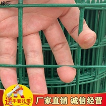 Green barbed wire grid sheet small grid encryption anti-mouse cage assembly climbing pergola flower rack Vegetable field fence Household