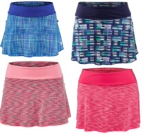 KSwiss Wms Deuce Skirt Womens Tennis Short Skirt with one-piece Lined Shorts US version