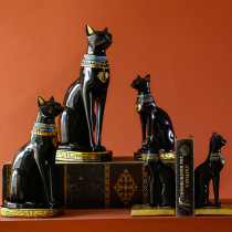  Creative exotic Egyptian cat god ornaments Resin crafts Practical decoration bookcase candlestick soft gifts