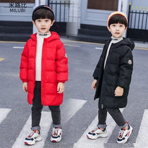  Childrens down jacket Boys long thick Korean version of the jacket 5 baby childrens clothing 4 childrens clothing 3 girls  winter clothes