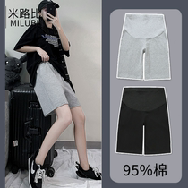 Mi Lu than pregnant women shorts summer wear thin loose five-point pants home casual pants pregnant women sports pants tide