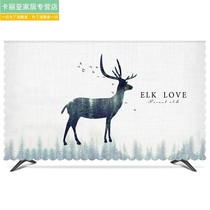TV dust cover new Nordic simple 55 inch 65 inch LCD TV set home wall TV cover