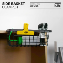 Spot transport BBWMADE Craftsman hand made high quality iron clip storage basket table bookshelf home extended storage