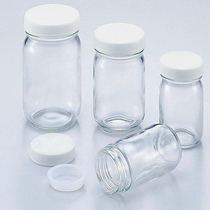 Sample bottle glass sample bottle storage bottle with inner lid 450ml high transparent glass invoicing hot sale