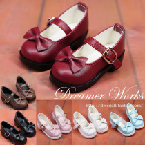 SD BJD 3 points 4 points 6 points Doll shoes All-match buckle bow student shoes 1 6 1 4 1 3