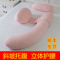 Pregnant Woman Pillow Care Waist Side Sleeping Pillow Side Sleeping Pregnancy U Type Sleeping Pillow Multifunction Toabdominal H God Instrumental Sleeping Back Cushion Cuddler