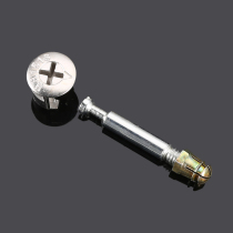 18 plate thickened three-in-one plate furniture assembly screws Eccentric wheel metal embedded parts Iron bed hardware