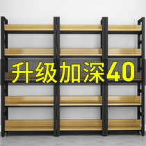 Bookshelves Landing Briefs Steel Wood Multilayer Storage Racks Simple Bookcase Home Living Room Iron Art Shelves Shelf Shelving Shelf