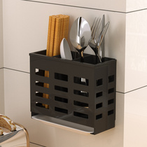 Chopsticks rack-free wall hanging household stainless steel chopsticks basket chopsticks storage drain chopsticks Chopsticks tube chopsticks cage