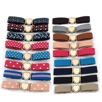 Childrens belts boys and girls childrens tide adjustable Primary School elastic belts elastic childrens belts girls decoration