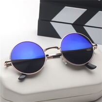 Net red 2021 New retro Star round sunglasses male Korean version of Prince sunglasses female summer seaside senior sense