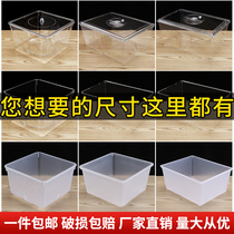 Acrylic supermarket bulk snacks display box High transparent display box with lid Storage box Candy dried fruit box