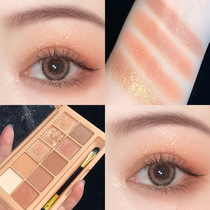 Perfect Girl Diary Ten Color Desert Rose Eyeshadow Pumpkin Plate Earth Color Pearl Color Student Price Eyeshadow Plate