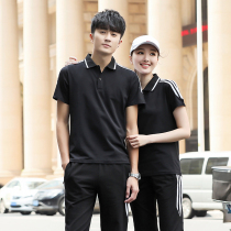 Group purchase table tennis clothes men and women Summer short sleeve quick-drying training shirt badminton sportswear trousers referee uniform
