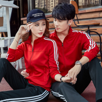 New Spring and Autumn long sleeve table tennis suit long men and women couples set trousers table tennis track and field sportswear coat