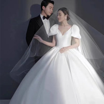 Photo studio veil transparent thin shape grab yarn imported medium hard yarn wild free shape plain yarn no hair comb bride female
