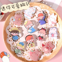 ins fashion cute Japanese brooch pen bag wild acrylic pin bag pendant cartoon creative badge