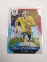 Panini 16 European Cup PRIZM Star Card red white and blue fold Sweden Fosberg RB Leipzig