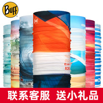 BUFF magic headscarf Mens and womens sports neck sweat-absorbing sunscreen breathable sand-proof face towel Riding mask UV protection