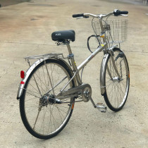 Japanese bicycle 26 inch stainless steel bicycle internal variable speed bicycle export commuter car steel gun Japanese car
