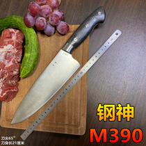 Angle shield M390 powder steel cutting blade kitchen knife sushi cooking knife salmon knife salmon bayonet knife chef knife