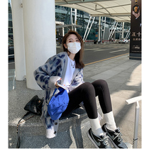 Pregnant woman coat cardigan long sweater autumn fashion style 2021 New knitted top autumn winter suit