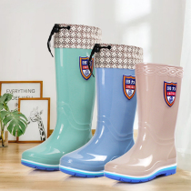 Back Force Gush Rain Shoes Lady Rain Boots New Water Shoes Women Waterproof Non-slip Fashion Middle Cylinder High Cylinder Rubber Shoes Cotton Water Boots