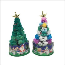 Christmas gift Christmas tree blossom iron tree blossom magic colorful magic tree Peacock blossom paper tree blossom