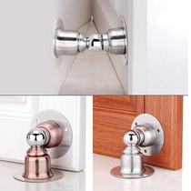 Door suction hole-free toilet strong magnetic suction door device Stainless steel door barrier wall suction door gear anti-collision door bumper invisible suction