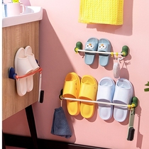 Shoe rack Bathroom towel rack Shoe rack DIY small short leg bathroom slipper rack Towel storage rack Household