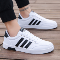 Back Force Sailor Cloth Shoes Mens Spring Autumn Breathable Student Male Korean version Trend 100 lap low Help casual white sports board shoes