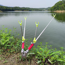 Battery bracket double Battery 1 7 2 1 fishing pole holder 2 4 meter fish rod bracket ground inserted fishing frame rod fishing rod rod bracket