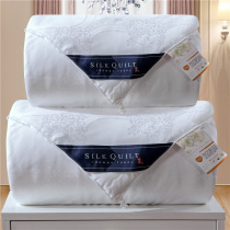 Handmade silk quilt 100% mulberry silk single double thickened winter quilt two-in-one in spring and autumn is supported to be made
