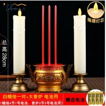 Qingming tomb sweeping supplies Electronic candles Rechargeable simulation sacrificial lamp battery Pelican candles dedicated to the grave