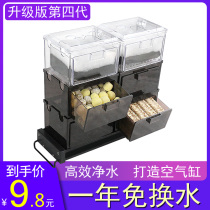 Fish tank filter drawer type drip box external upper filter box homemade fish tank top filter tank filter equipment