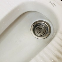 Universal network leakage blockage toilet squatting filter screen squatting pit hair portable sanitary caliber device anti-off dual use
