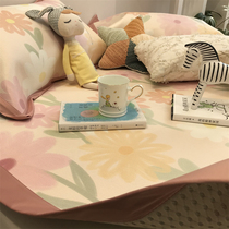 ins oil painting powder floral icing vines mat machine washable summer mat three sets of air conditioning mats Soft 1 5m1 8 m