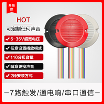 Voice prompter 12-24V multi-channel custom speaker access control alarm downloadable music player JR635
