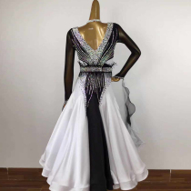 Modern dance performance clothing waltz performance National Standard dance competition skirt ballroom dance big swing plus drill tango dance
