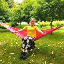 Super cool outdoor hammock Ice Silk single widened net Swing Swing adult children indoor dormitory dormitory