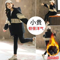 Childrens clothing autumn and winter womens coat 2021 new foreign fashion fashion Childrens cotton padded Korean girl coat