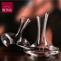 Czech Republic imports RONA crystal glass red wine decanter Classic slanted decanter Decanter Quick Scooters Pour Decanter