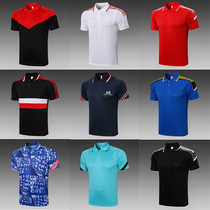 2022 spring and summer quick-drying lapel T-shirt men's custom short sleeve football coach polo shirt short sleeve football suit