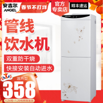 Angel pipeline water dispenser vertical hot and cold household double door warm ice hot office with water purifier