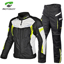 MOTOBOY Motorcycle Riding Pants Mens Warm Waterproof Four Seasons Reflective Knightsling Pants Motorcycle Travel Equipment