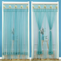 Lace Door Curtain Free of punch Home Door mosquito nets Anti-mosquito veil Anti-fly ventilation partition curtain Summer magic sticker hanging curtain