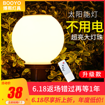 Solar lamp outdoor lamp column head wall courtyard door lamp home new countryside waterproof landscape Villa lamp